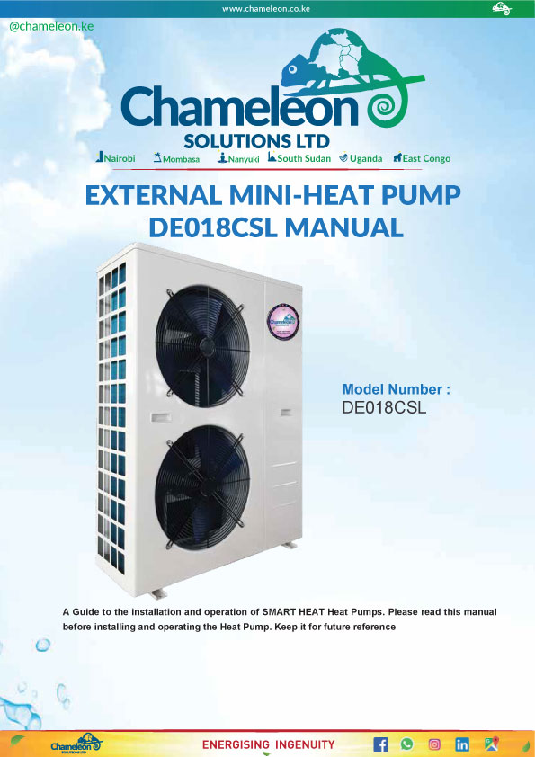 External-mini-heat-pump-DE-018-manual